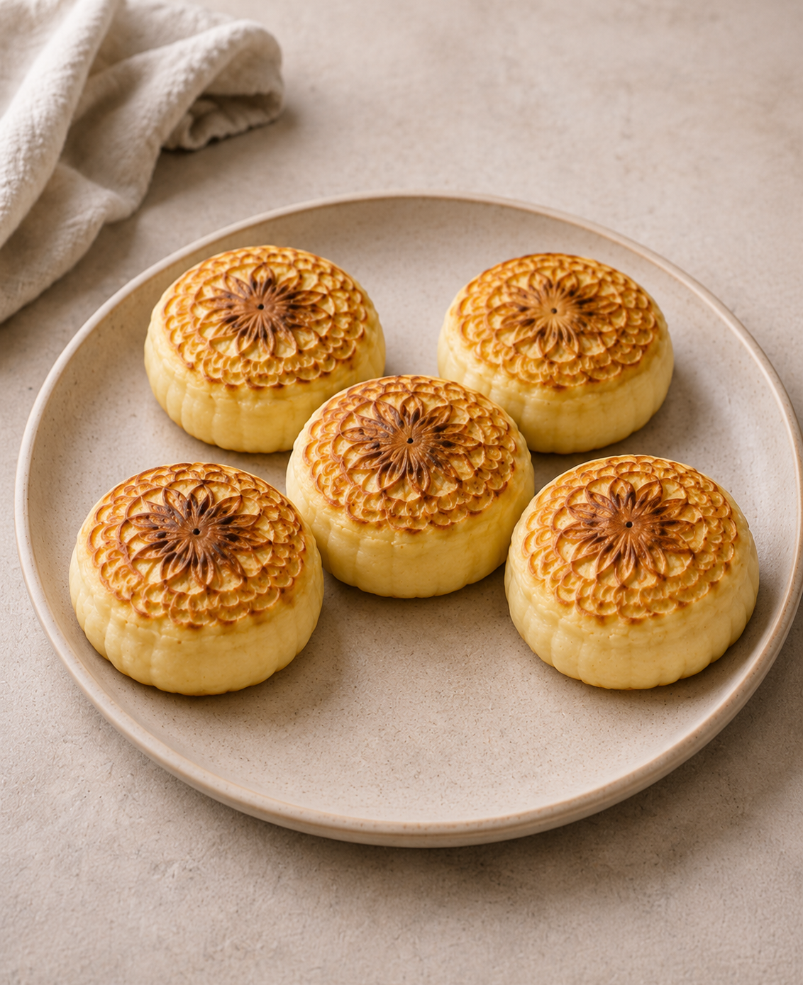 Sugar-Free Soft Cheese Cheesecakes (Syrniki), 5 pcs