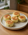 Raisin Soft Cheese Cheesecakes (Syrniki), 5 pcs