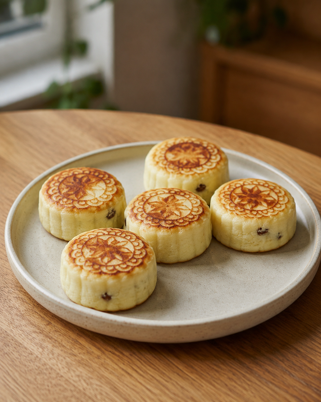 Raisin Soft Cheese Cheesecakes (Syrniki), 5 pcs