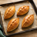 Cabbage Pirozhki (Mini Pies with Cabbage), 4 pieces