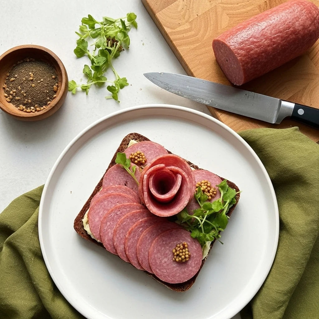 Finnish Smoked Cervelat Sausage, 0.5 lb