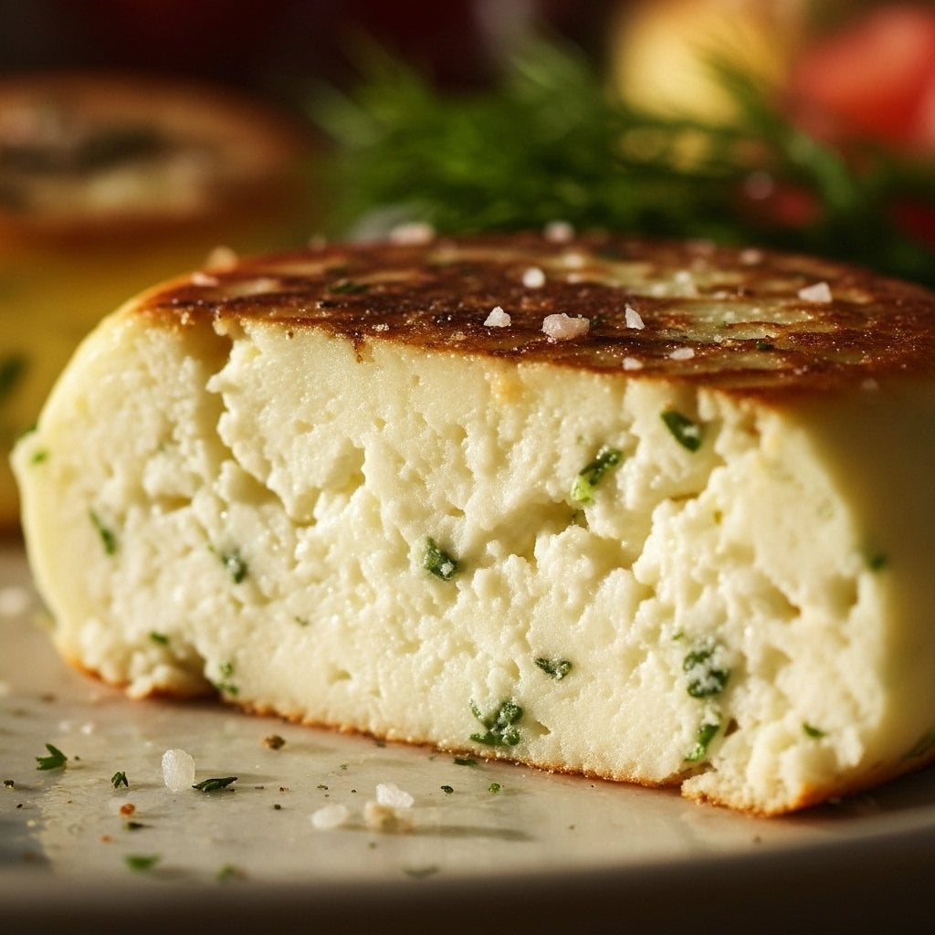 Savory Cheese Cheesecakes with Herbs (Syrniki), 5 pcs,
